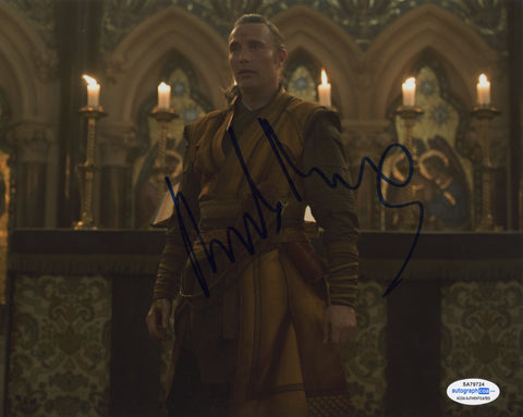Mads Mikkelsen Doctor Strange Signed Autograph 8x10 Photo ACOA