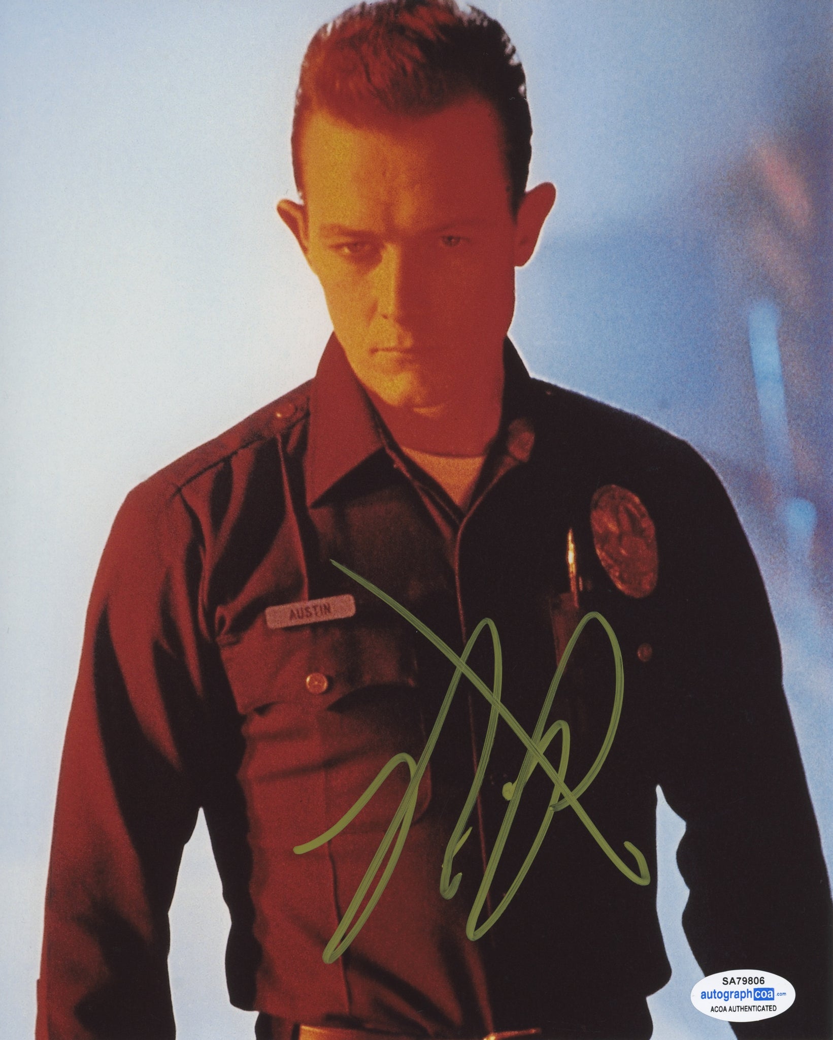 Robert Patrick Terminator Signed Autograph 8x10 Photo ACOA