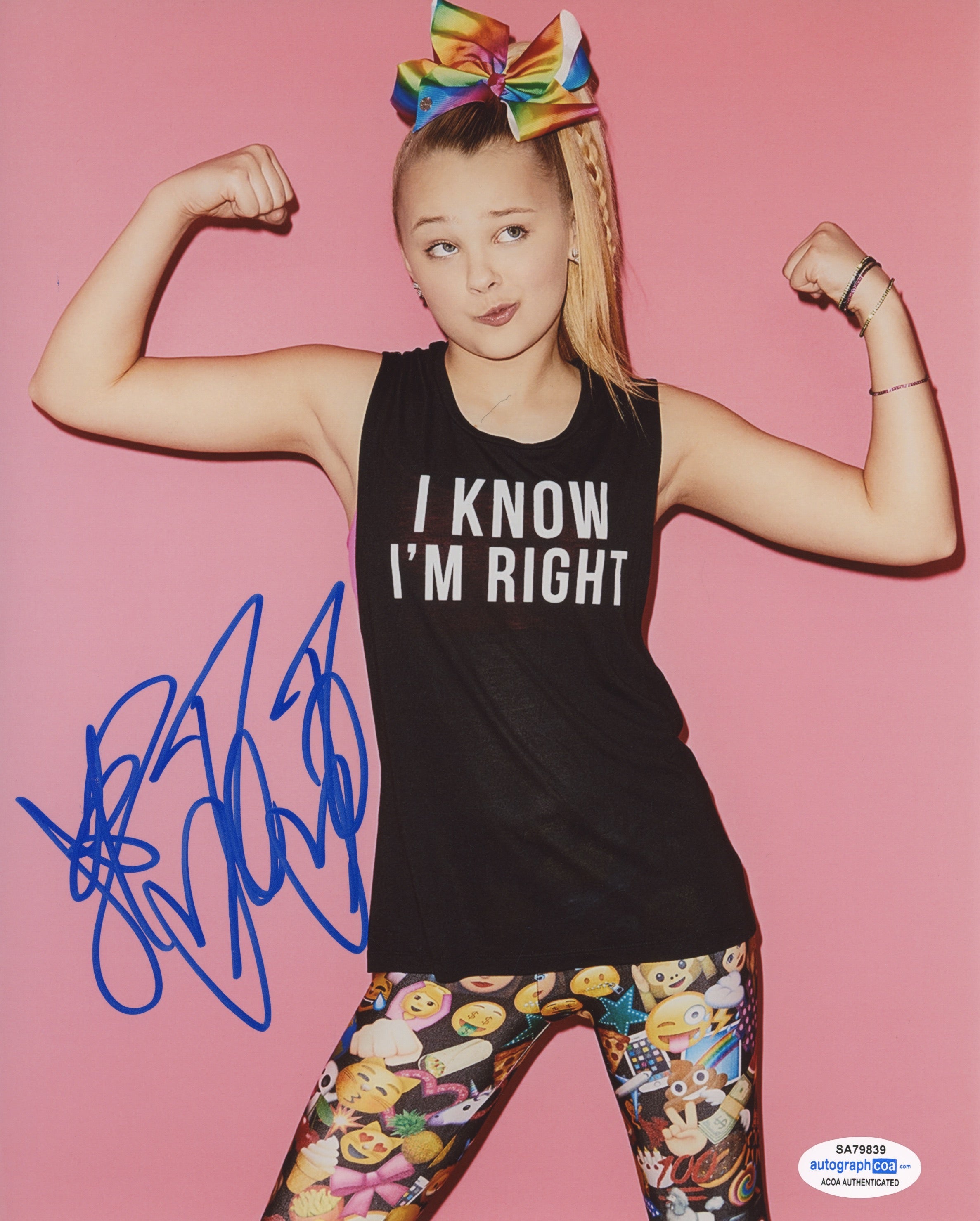 Jojo siwa signed hot poster