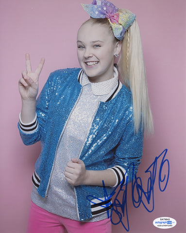 JoJo Siwa Dance Moms Signed Autograph 8x10 Photo ACOA