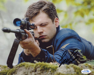 Sebastian Stan Winter Soldier Avengers Bucky Signed Autograph 8x10 Photo ACOA