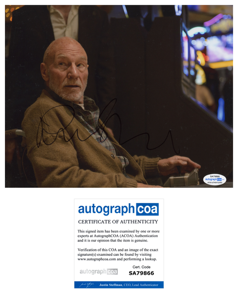 Patrick Stewart Logan Signed Autograph 8x10 Photo ACOA