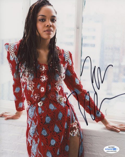 Tessa Thompson Thor Signed Autograph 8x10 Photo ACOA