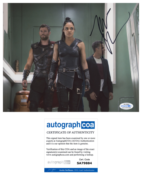 Tessa Thompson Thor Ragnarok Signed Autograph 8x10 Photo ACOA