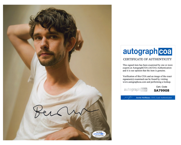 Ben Whishaw Bond No Time To Die Signed Autograph 8x10 Photo ACOA