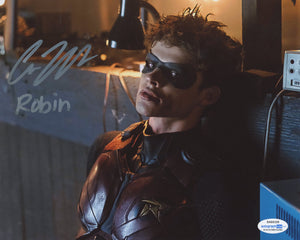 Curran Walters Titans Red Hood Robin Signed Autograph 8x10 Photo ACOA