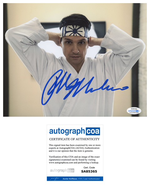 Ralph Macchio Cobra Kai Karate Kid Signed Autograph 8x10 Photo ACOA