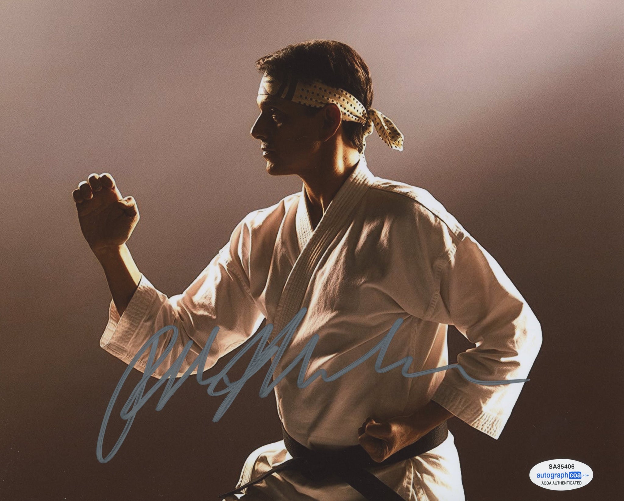 Ralph Macchio Cobra Kai Karate Kid Signed Autograph 8x10 Photo ACOA