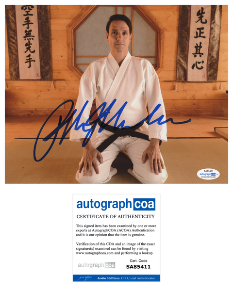 Ralph Macchio Cobra Kai Signed Autograph 8x10 Photo ACOA