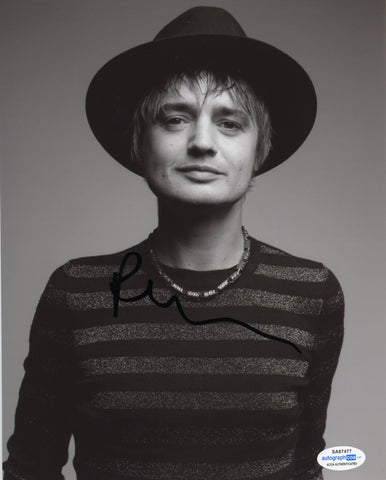 Pete Doherty Libertines Signed Autograph 8x10 Photo ACOA