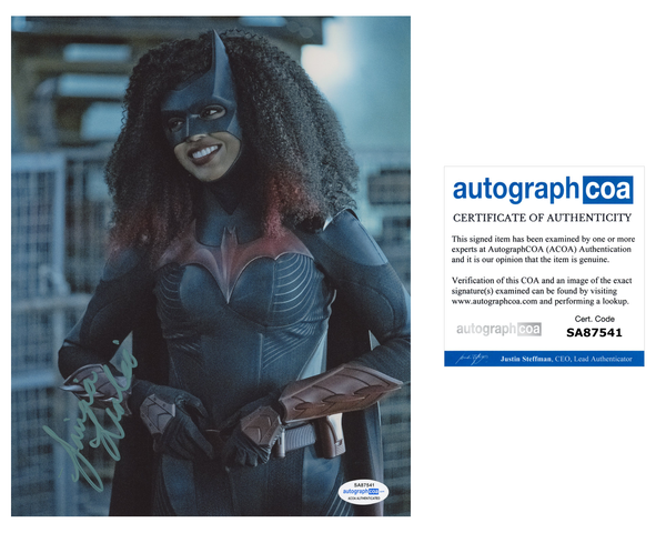 Javicia Leslie Batwoman Signed Autograph 8x10 Photo ACOA