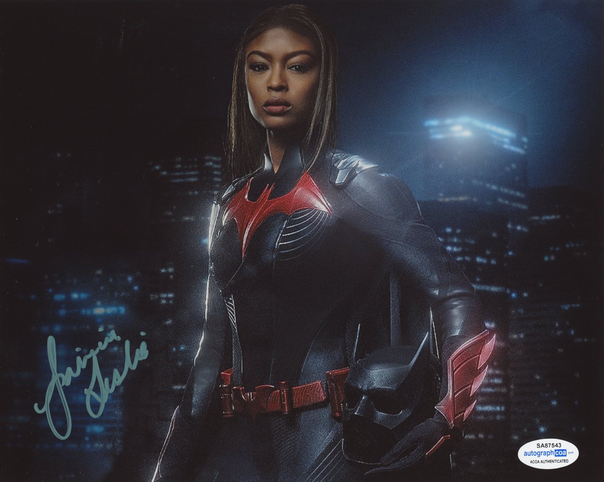 Javicia Leslie Batwoman Signed Autograph 8x10 Photo ACOA