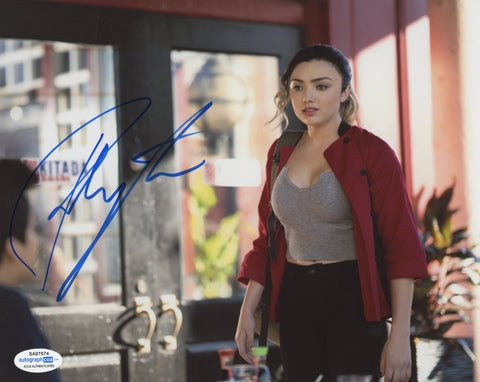 Peyton List Cobra Kai Signed Autograph 8x10 Photo ACOA