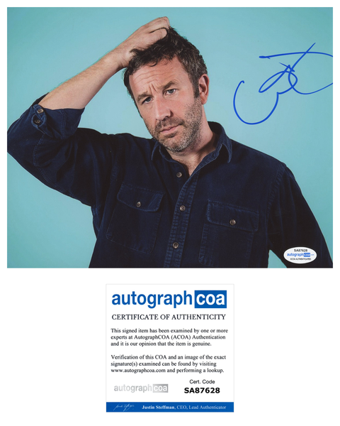 Chris O'Dowd Moone Boy Signed Autograph 8x10 Photo ACOA