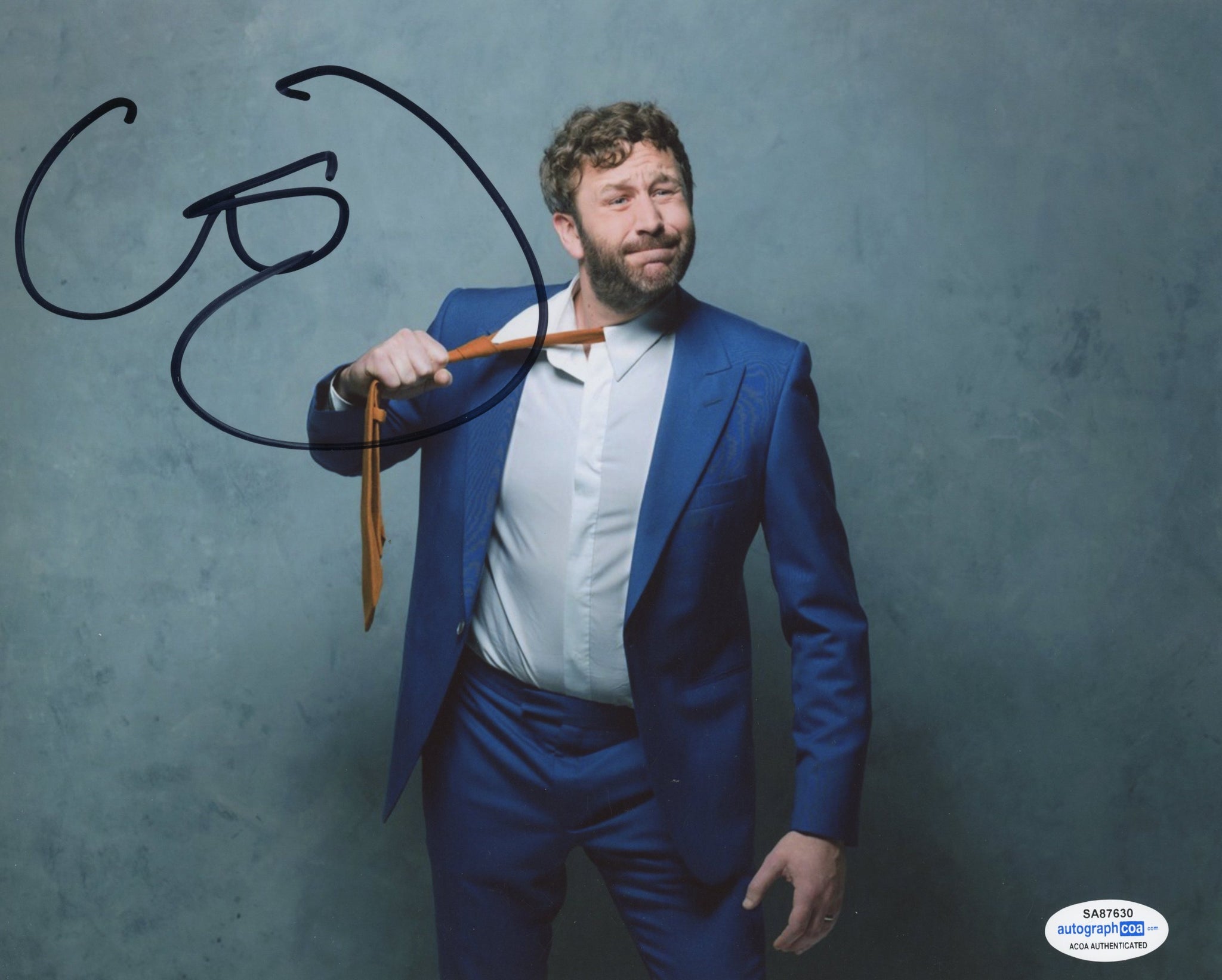 Chris O'Dowd Moone Boy Signed Autograph 8x10 Photo ACOA