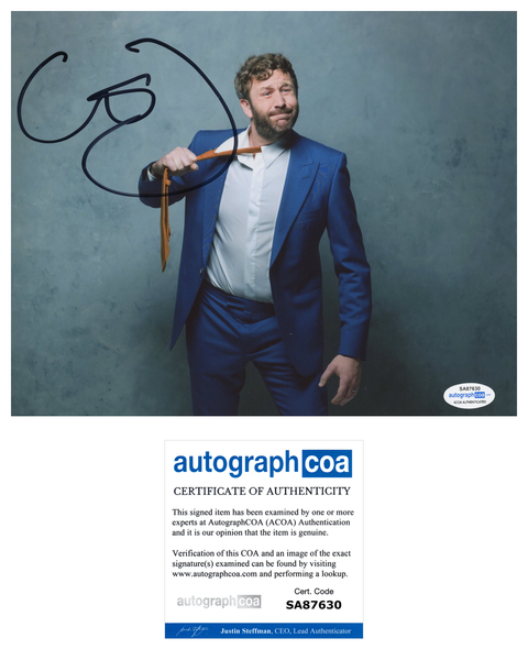 Chris O'Dowd Moone Boy Signed Autograph 8x10 Photo ACOA