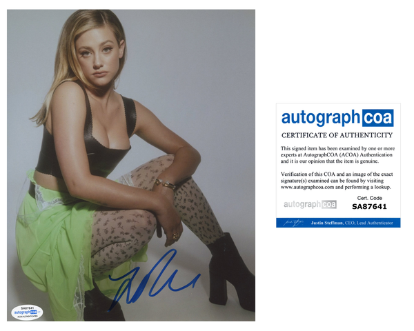 Lili Reinart Riverdale Signed Autograph 8x10 Photo ACOA