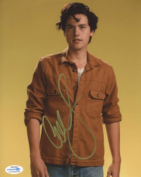 Cole Sprouse Riverdale Jughead Jones Signed Autograph 8x10 Photo ACOA