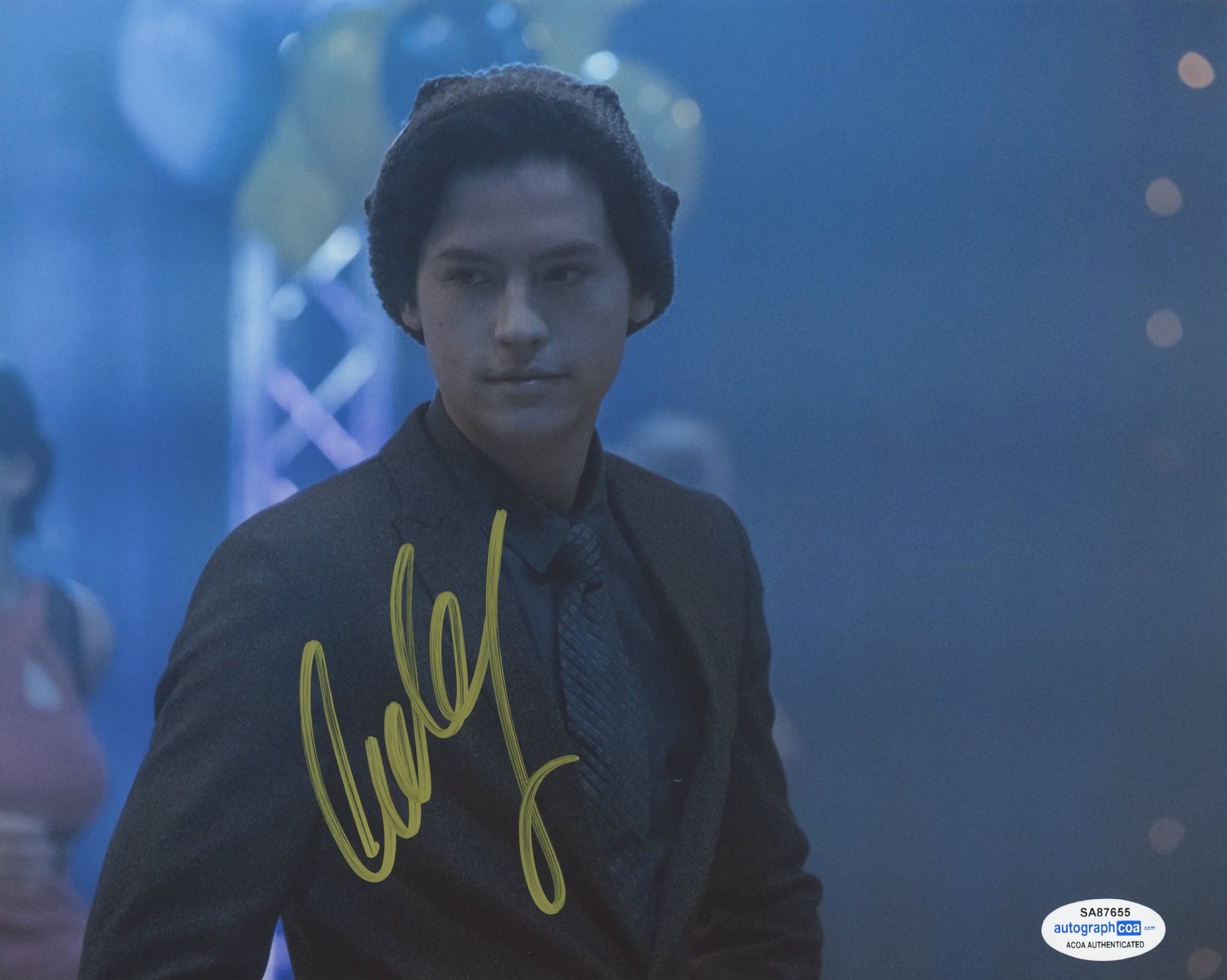 Cole Sprouse Riverdale Jughead Jones Signed Autograph 8x10 Photo ACOA