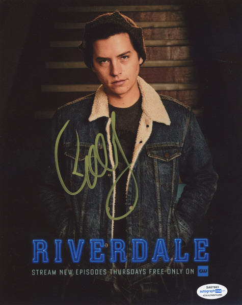 Cole Sprouse Riverdale Jughead Jones Signed Autograph 8x10 Photo ACOA