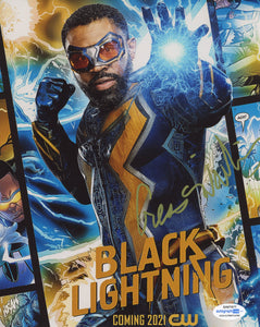 Cress Williams Black Lightning Signed Autograph 8x10 Photo ACOA