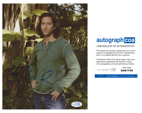 Henry Ian Cusick Lost SIgned Autograph 8x10 Photo ACOA