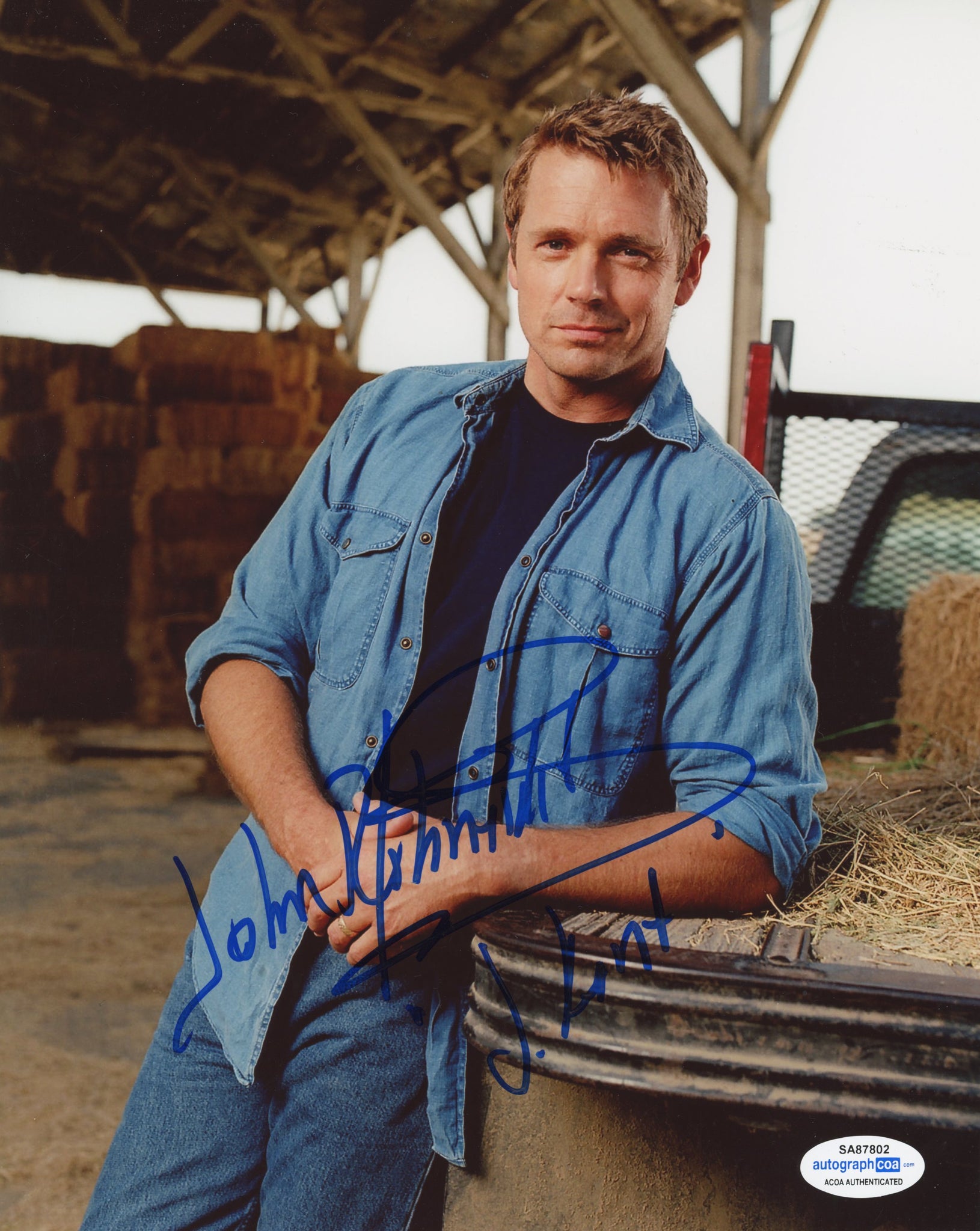 John Schneider Smallville Signed Autograph 8x10 Photo ACOA