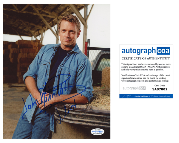 John Schneider Smallville Signed Autograph 8x10 Photo ACOA