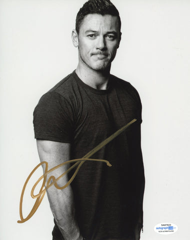 Luke Evans Signed Autograph 8x10 photo ACOA