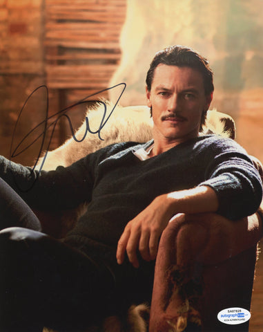 Luke Evans Signed Autograph 8x10 photo ACOA