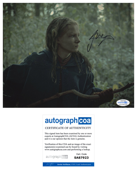 Freya Allan The Witcher Signed Autograph 8x10 Photo ACOA