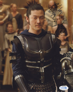 Tadanobu Asano Thor Signed Autograph 8x10 Photo ACOA