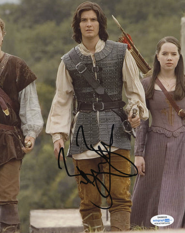 Ben Barnes Chronicles of Narnia Signed Autograph 8x10 Photo ACOA