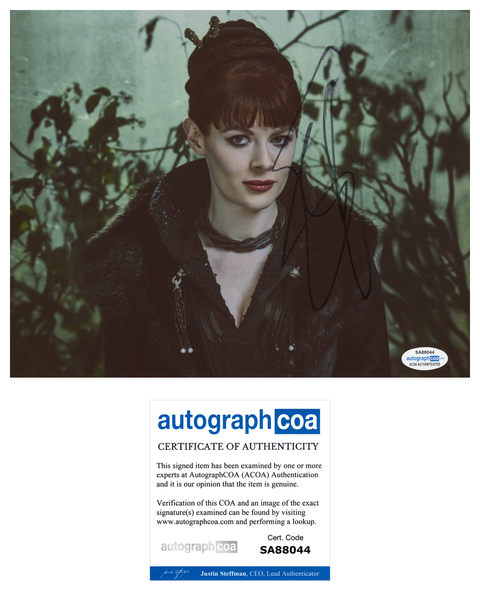 Emily Beecham Into the Badlands Signed Autograph 8x10 Photo ACOA