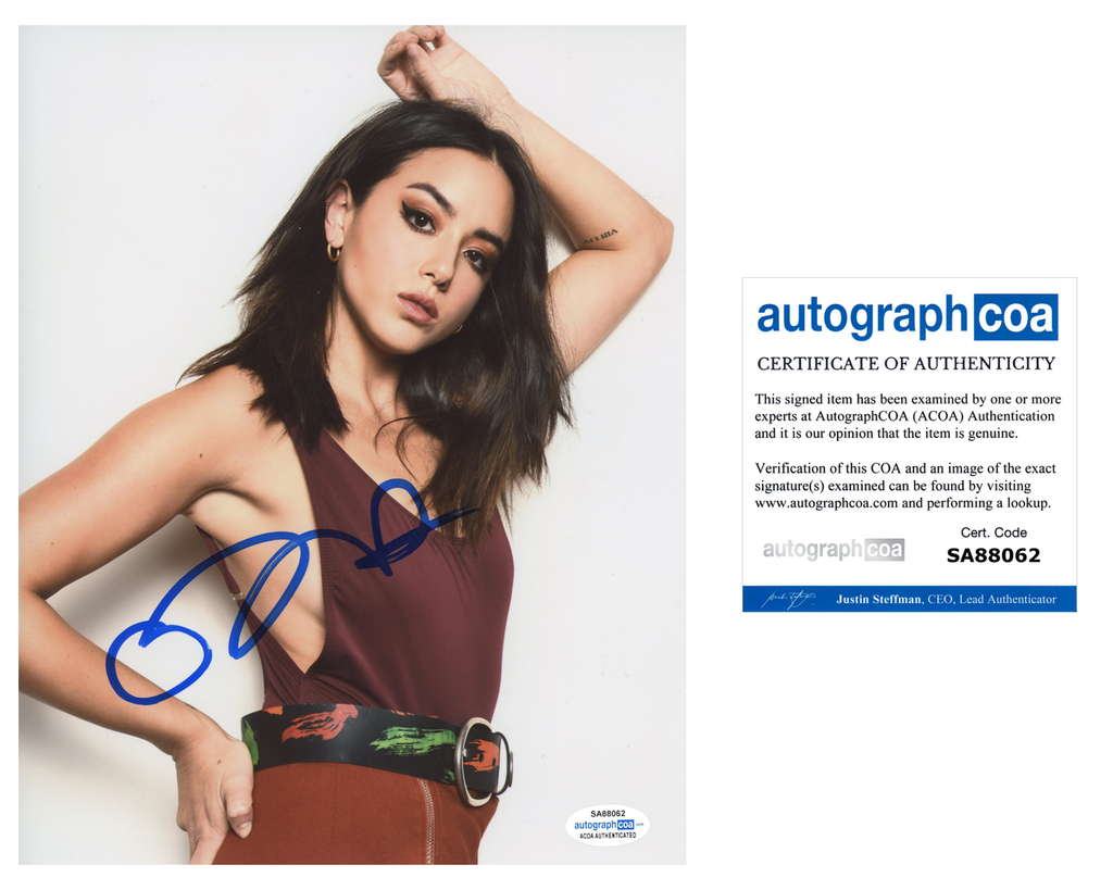 Chloe Bennet Sexy Signed Autograph 8x10 Photo ACOA | Outlaw Hobbies  Authentic Autographs