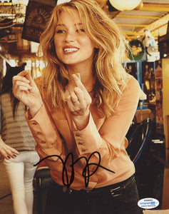 Haley Bennett Sexy Signed Autograph 8x10 Photo ACOA