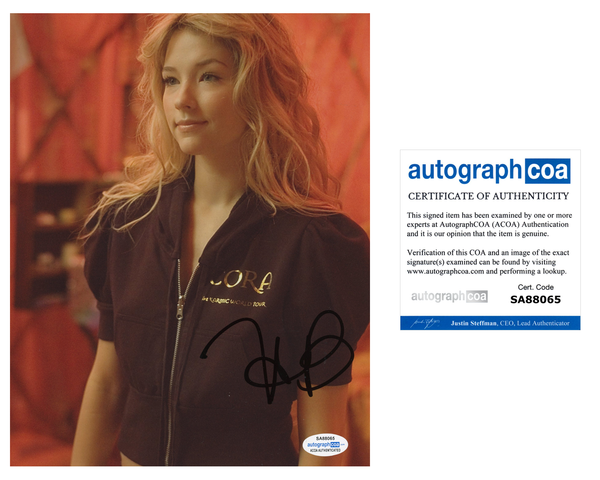 Haley Bennett Music and Lyrics Signed Autograph 8x10 Photo ACOA