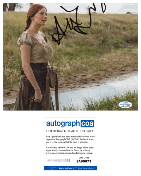 Haley Bennett Magnificent Seven Signed Autograph 8x10 Photo ACOA