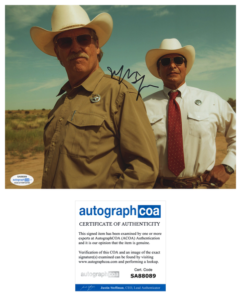 Jeff Bridges Hell or High Water Signed Autograph 8x10 Photo ACOA