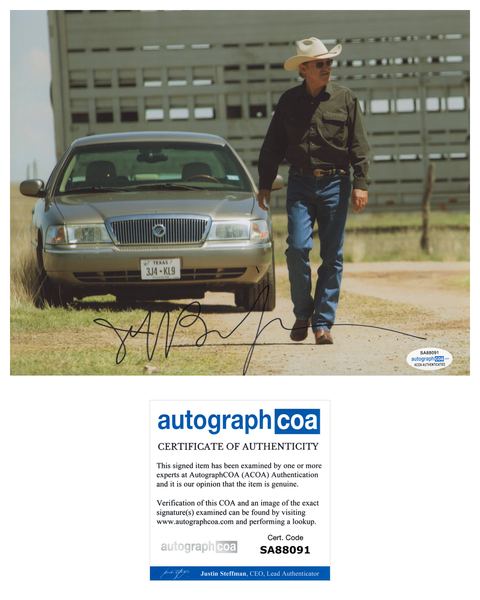 Jeff Bridges Hell or High Water Signed Autograph 8x10 Photo ACOA