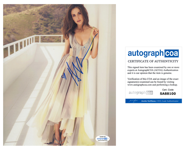 Alison Brie Sexy Signed Autograph 8x10 Photo ACOA