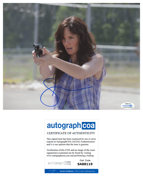 Sarah Wayne Callies Walking Dead Signed Autograph 8x10 Photo ACOA