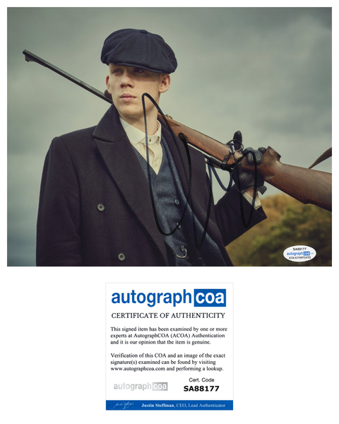 Joe Cole Peaky Blinders Signed autograph 8x10 Photo ACOA