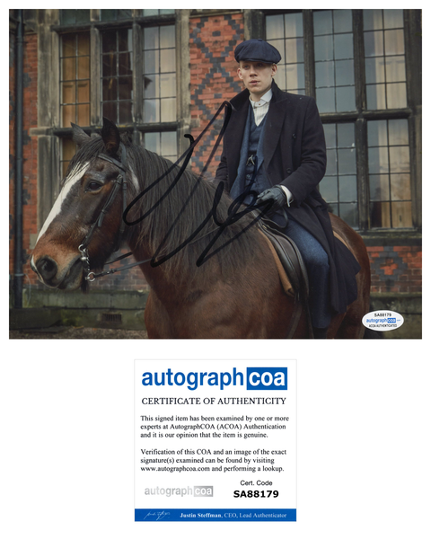 Joe Cole Peaky Blinders Signed autograph 8x10 Photo ACOA