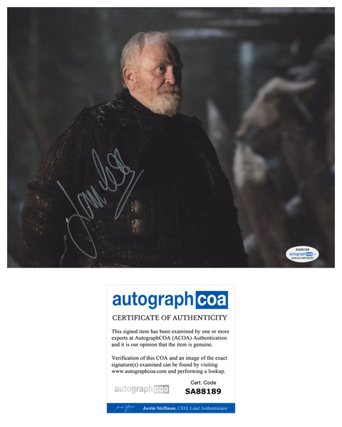 James Cosmo Game of Thrones Signed Autograph 8x10 Photo ACOA