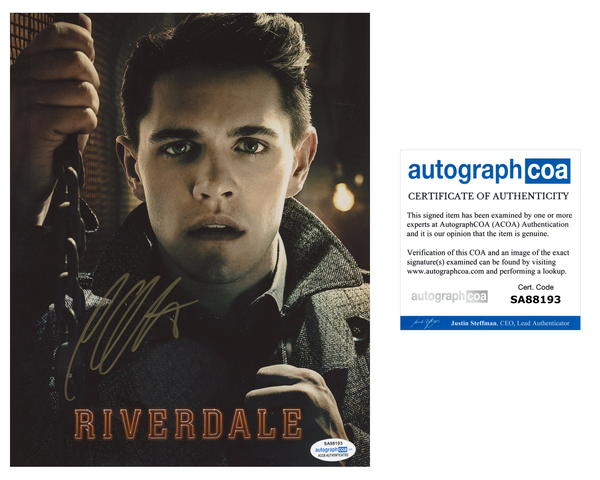 Casey Cott Riverdale Signed Autograph 8x10 Photo ACOA