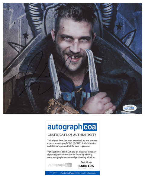 Jai Courtney Suicide Squad Signed Autograph 8x10 Photo ACOA