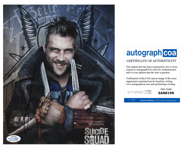 Jai Courtney Suicide Squad Signed Autograph 8x10 Photo ACOA