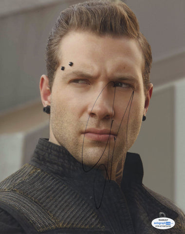 Jai Courtney Divergent Signed Autograph 8x10 Photo ACOA