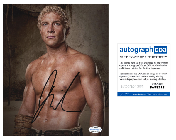 Jai Courtney Spartacus Signed Autograph 8x10 Photo ACOA